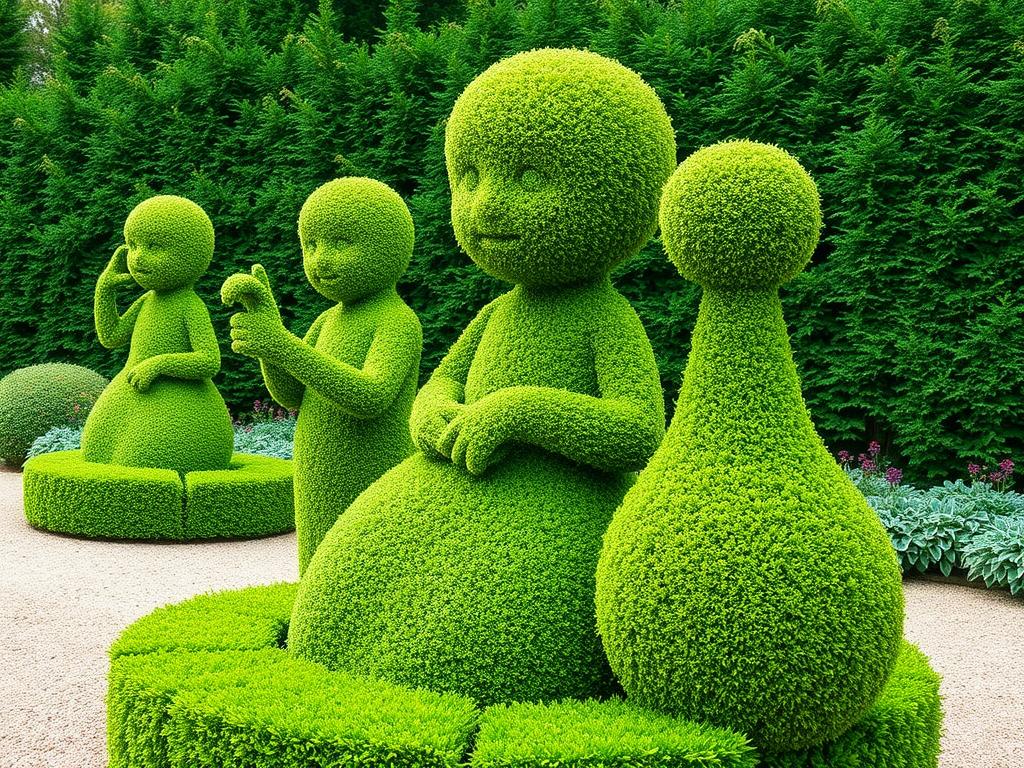 Скульптуры из живых растений: как выбрать подходящие топиары для парка и где их расположить. Где и как расположить топиарные фигуры в парке: секреты грамотного размещения