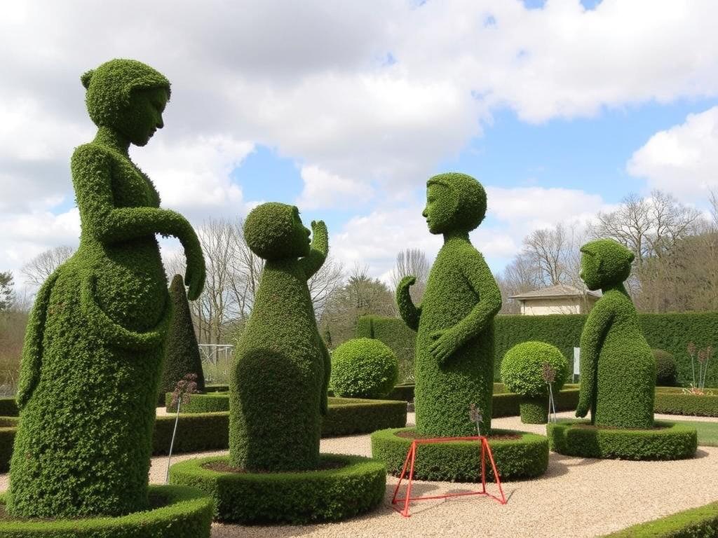 Скульптуры из живых растений: как выбрать подходящие топиары для парка и где их расположить. Таблица – основные шаги в создании и уходе за топиарными фигурами